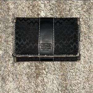 Black Coach Wallet